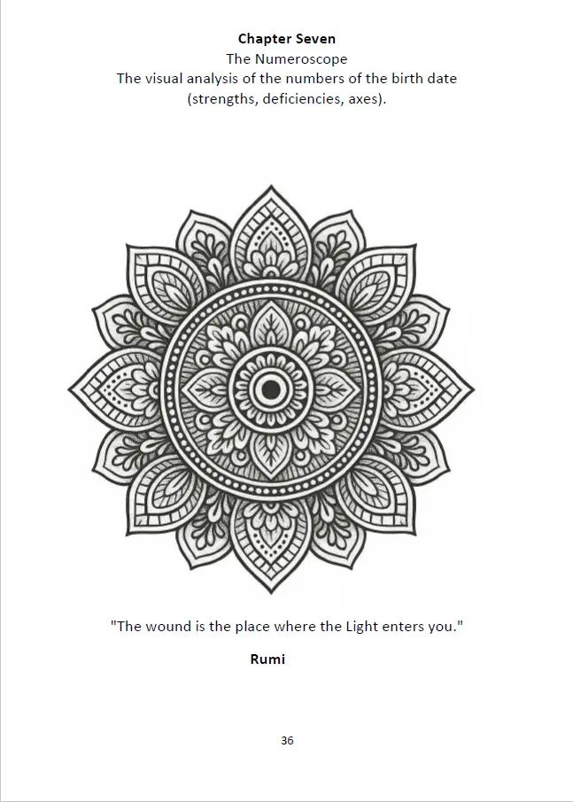 Sample page 1 from the Destiny Book